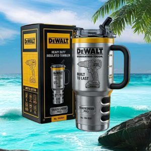 DeWalt Tradesman Pro Tumbler Guaranteed Tough Built To Last 40oz Insulated Work Tumbler