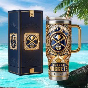 Denver Nuggets Est 1967 Mile High Legacy 2026 Vintage Fans Stainless Steel Insulated Tumbler