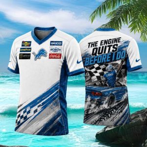 Detroit Football Racing The Engine Quits Before I Do T Shirt