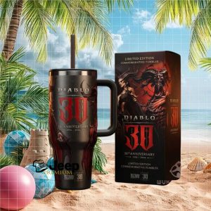 Diablo 30th Anniversary 1996 2026 Limited Edition Lilith Gamer Gift Stainless Steel Insulated Tumbler