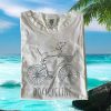 Floral Mythical Black Dragon Botanical Illustration T Shirt Floral Mythical Black Dragon Botanical Illustration T Shirt