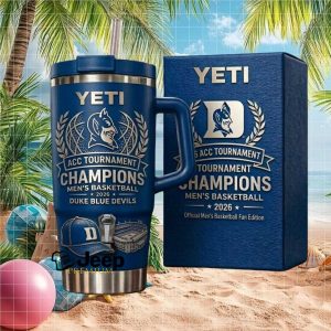 Duke Blue Devils 2026 ACC Tournament Champions Men's Basketball Fan Gift Stainless Steel Insulated Tumbler
