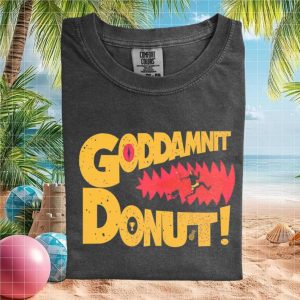 Dungeon Crawler Carl Goddamnit Donut Funny Fantasy Gaming T Shirt