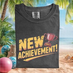 Dungeon Crawler Carl New Achievement Trophy Gamer Graphic T Shirt