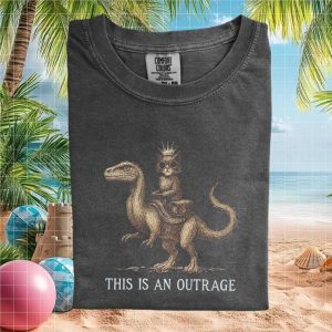 Dungeon Crawler Carl Princess Donut Riding Raptor Fantasy T Shirt