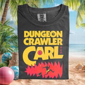 Dungeon Crawler Carl RPG Retro Gaming Graphic T Shirt