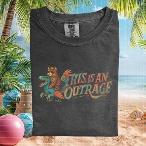 Dungeon Crawler Carl This Is An Outrage Cat Graphic T Shirt
