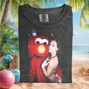 Elmo and Sasha Grey Meme Viral Pop Culture Graphic Comfort Colors T Shirt