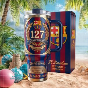 FC Barcelona 127th Anniversary Limited Edition 1899 2026 Més Que Un Club Stainless Steel Insulated Tumbler