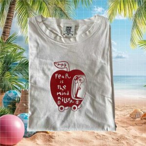 Fear Is The Mind Killer Retro Apple Graphic T Shirt