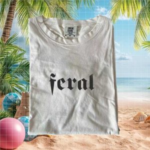 Feral Aesthetic Retro Gothic Style Comfort Colors Graphic Streetwear T Shirt