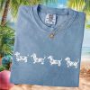 Funny Corgi Playing Dog Lover Cartoon Character Graphic T Shirt Funny Corgi Playing Dog Lover Cartoon Character Graphic T Shirt