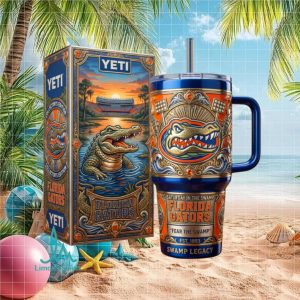 Florida Gators Swamp Legacy Collector's Edition Vintage 40oz Fan Gift Stainless Steel Insulated Tumbler