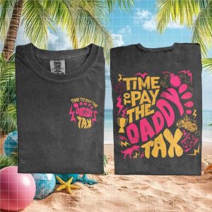Funny Daddy Tax Gamer Dad RPG Achievement Graphic Print T Shirt