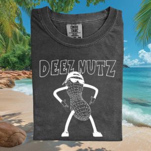 Funny Peanut Character Dancing Hip Hop Deez Nuts T Shirt