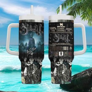 Ghost Band Impera Rituals Papa Emeritus IV Goth Rock Music Gift Stainless Steel Insulated Tumbler