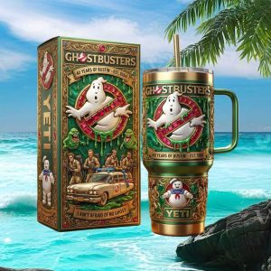 Ghostbusters 40 Years of Bustin 1984 Retro Movie Fans Anniversary Gift Stainless Steel Insulated Tumbler