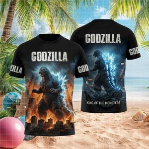 Godzilla 70th Anniversary King Of The Monsters Graphic T Shirt