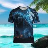 San Francisco 49ers Flaming Skeleton Motorcycle NFL T Shirt Gameday Biker Gear San Francisco 49ers Flaming Skeleton Motorcycle NFL T Shirt Gameday Biker Gear