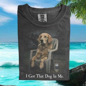 Golden Retriever I Got That Dog In Me Meme T Shirt