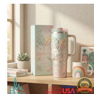 Heartstopper Love Is Love Hi Rainbow 2026 Pastel Retro 20oz Women Stainless Steel Insulated Tumbler