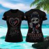 Houston Texans Luxury Pearl Tiara Cat Loyal Heart T shirt Houston Texans Luxury Pearl Tiara Cat Loyal Heart T shirt