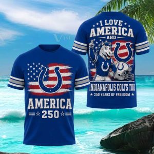 Indianapolis Colts America 250 Years Freedom T Shirt