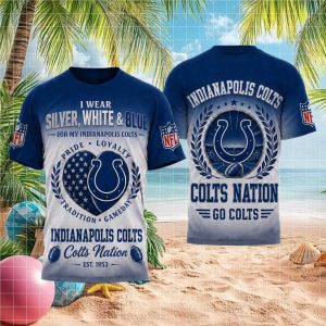 Indianapolis Football Pride Loyalty Colts Nation Gameday T Shirt
