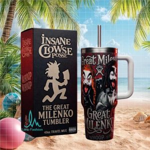 Insane Clown Posse The Great Milenko 40oz Travel Retro Juggalo Merchandise Stainless Steel Insulated Tumbler