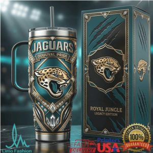 Jacksonville Jaguars Duuuval Pride Royal Jungle 2026 Retro 20oz Fan Gift Stainless Steel Insulated Tumbler