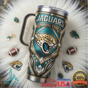 Jacksonville Jaguars Duuuval Pride Royal Jungle 2026 Retro 20oz Fan Gift Stainless Steel Insulated Tumbler