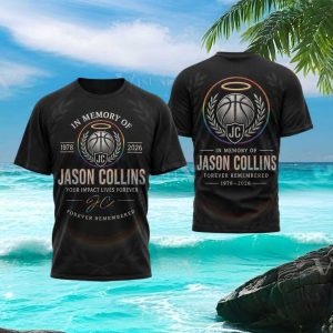 Jason Collins Forever Remembered Basketball Memorial T Shirt