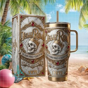 Jelly Roll The Crown Prince Of Country Rap Vintage Stainless Steel Insulated Tumbler
