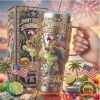 Higher Ground Puff Puff Pass Est 420 Marijuana Leaf Retro 20oz Fans Stainless Steel Insulated Tumbler Higher Ground Puff Puff Pass Est 420 Marijuana Leaf Retro 20oz Fans Stainless Steel Insulated Tumbler