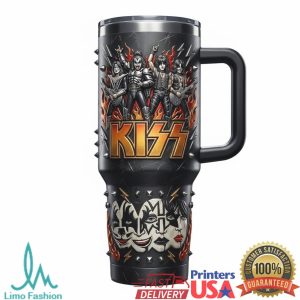 KISS End Of The Road World Tour Rock Band Retro 20oz Gift Stainless Steel Insulated Tumbler