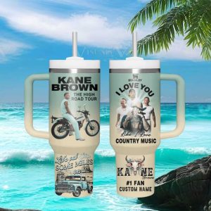 Kane Brown The High Road Tour 2024 Country Music Fan Gift Stainless Steel Insulated Tumbler