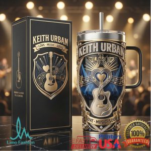 Keith Urban Love Music Soul Country Tour Retro 2026 Gift Stainless Steel Insulated Tumbler