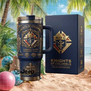 Knights of Columbus In Service To All Collector's Edition Fraternity Gift Stainless Steel Insulated Tumbler