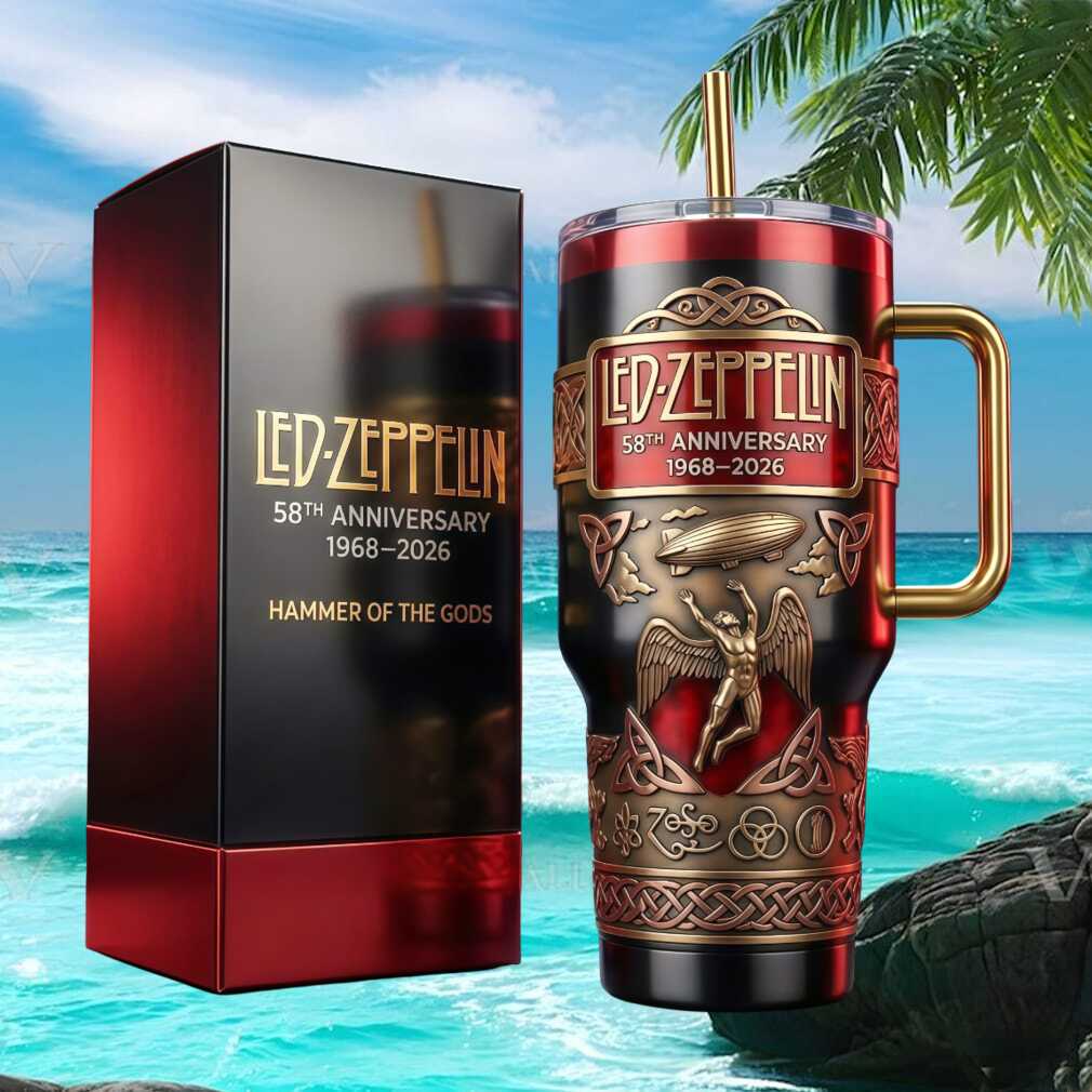 Led Zeppelin 58th Anniversary 1968 2026 Hammer of the Gods Rock Music Tumbler Led Zeppelin 58th Anniversary 1968 2026 Hammer of the Gods Rock Music Tumbler