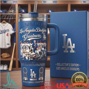 Los Angeles Dodgers World Series Legends Retro 20oz Gift For Baseball Fans Stainless Steel Insulated Tumbler