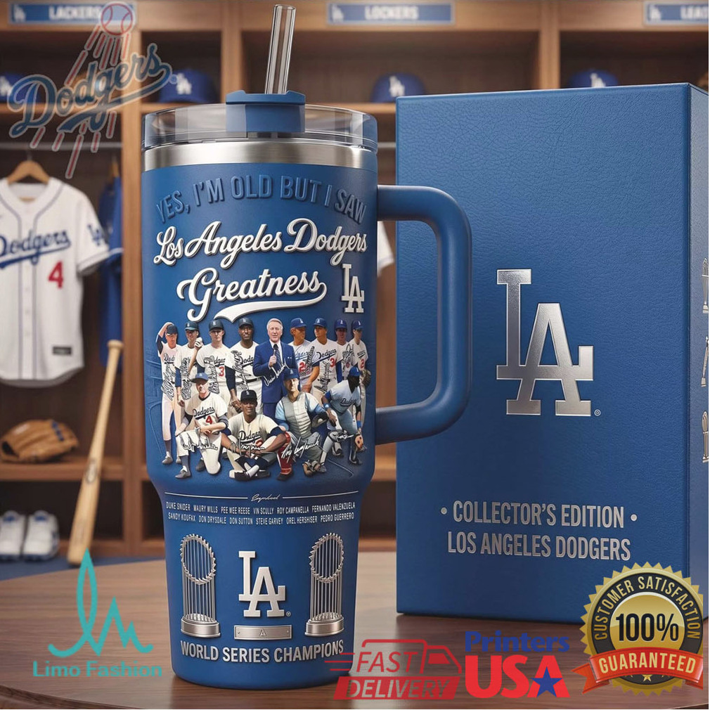Los Angeles Dodgers World Series Legends Retro 20oz Gift For