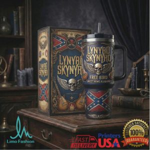 Lynyrd Skynyrd Free Bird Sweet Home Alabama Tour 2024 Retro Gifts for Men Stainless Steel Insulated Tumbler