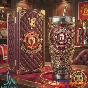 Manchester United Theatre of Dreams Retro 2026 Sports Fan Gift Stainless Steel Insulated Tumbler