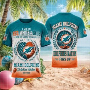 Miami Dolphins Fins Up Team Colors Gameday T Shirt
