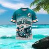 Miami Dolphins Rock and Roll Cartoon Fan T Shirt Miami Dolphins Rock and Roll Cartoon Fan T Shirt