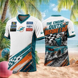 Miami Football Racing The Engine Quits Before I Do T Shirt