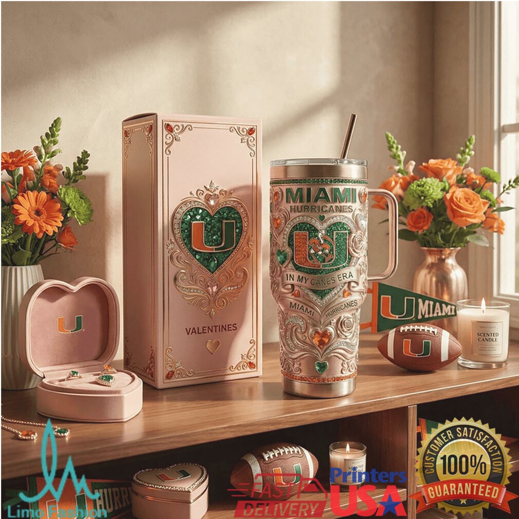 Miami Hurricanes In My Canes Era Vintage 20oz Valentines Fan Gift Stainless Steel Insulated Tumbler Miami Hurricanes In My Canes Era Vintage 20oz Valentines Fan Gift Stainless Steel Insulated Tumbler