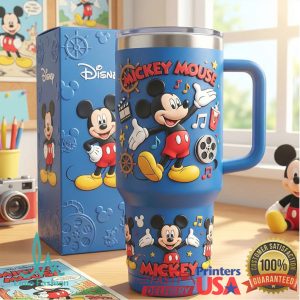 Mickey Mouse Disney Classic Movie Style Retro 20oz Gift Fans Stainless Steel Insulated Tumbler