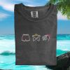 Cat Riding T Rex Donut Outrage Funny Graphic T Shirt Cat Riding T Rex Donut Outrage Funny Graphic T Shirt