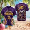 Minnesota Vikings Football Mascot Helmet Purple 3D Graphic T Shirt Minnesota Vikings Football Mascot Helmet Purple 3D Graphic T Shirt